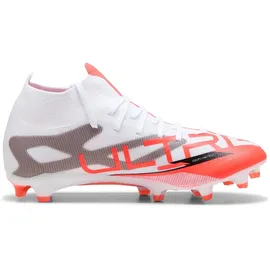 Puma Ultra 5 Match+ FG/AG Fußballschuhe Damen 01 white/black/glowing red 36