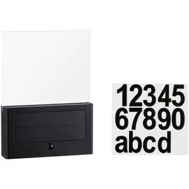 Paulmann Solar LED Hausnummernleuchte Neda insect-friendly 22,6 x 16,3 cm