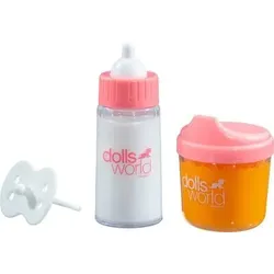 DOLLSWORLD 78604 Magisches Babyfläschchen-Set