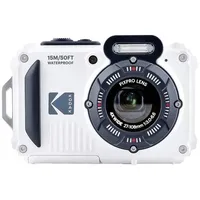 Kodak Pixpro WPZ2WH Digitalkamera 15 Megapixel Opt. Zoom: 4 x Weiß inkl. Akku, inkl. Blitzgerät Bildstabilisierung, WiFi,