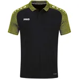 Jako Performance Poloshirt Herren schwarz/soft yellow L