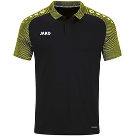 Jako Performance Poloshirt Herren schwarz/soft yellow L