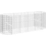 furnicato Gabionen-Hochbeet 300 x 100 x 100 cm