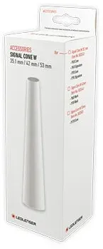 Signal Cone 42mm: Signalkappe für Taschenlampen in rot von Ledlenser