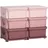 Homcom Schubladenschrank Kunststoff 75 x 37 x 56,5 cm Rosa