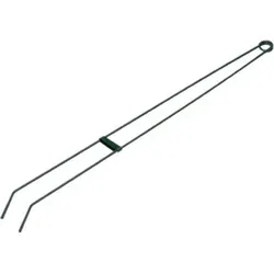 FLORA Papierzange Stahldraht pulverbeschichtet