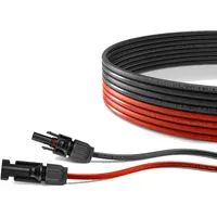 EnjoySolar 6mm2 Profi-Verbindungskabel Solarmodul zu Solarladeregler 5 m