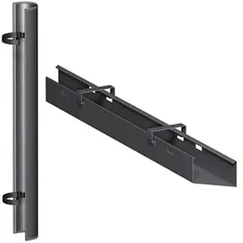 Geramöbel Flex Kabelwannen-Set 120,0 x 0,0 x 0,0 cm grau