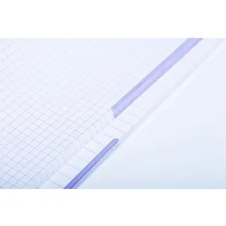 Clairefontaine Collegeblock »DUO A4, 80 Blatt liniert kariert