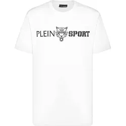 PLEIN SPORT Herren Shirt T-shirt, Wei?, XL