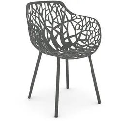 Fast Forest Outdoor Sessel grau metallic (9, Metallic Grey)