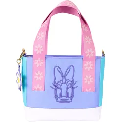 Loungefly Disney Daisy Duck 85th Anniversary Nylon Mini Tote Crossbody Bag
