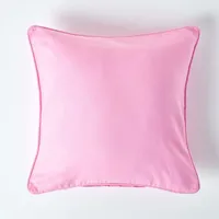 Homescapes Kissenbezug Homescapes 60 x 60 cm Rosa