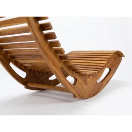 prestige home living outdoor Ergonomische Schwungliege aus Akazienholz - FSC® zertifiziert