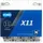 KMC X11 Kette Silber/Schwarz