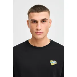!Solid T-Shirt SDOwens Schlichtes T-Shirt mit Print schwarz XXL