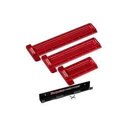 Woodpeckers Taschen- T-Square-Set mit Wandhalterung