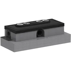 AXOR uBox universal Grundkörper Duschrinne Ablaufgehäuse für flache Installation, Montagezubehör,