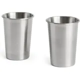 HAY Outdoor Market Stahlbecher 8,6 cm 2 St. Edelstahl