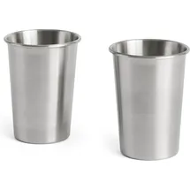 HAY Outdoor Market Stahlbecher 8,6 cm 2 St. Edelstahl