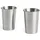 HAY Outdoor Market Stahlbecher 8,6 cm 2 St. Edelstahl