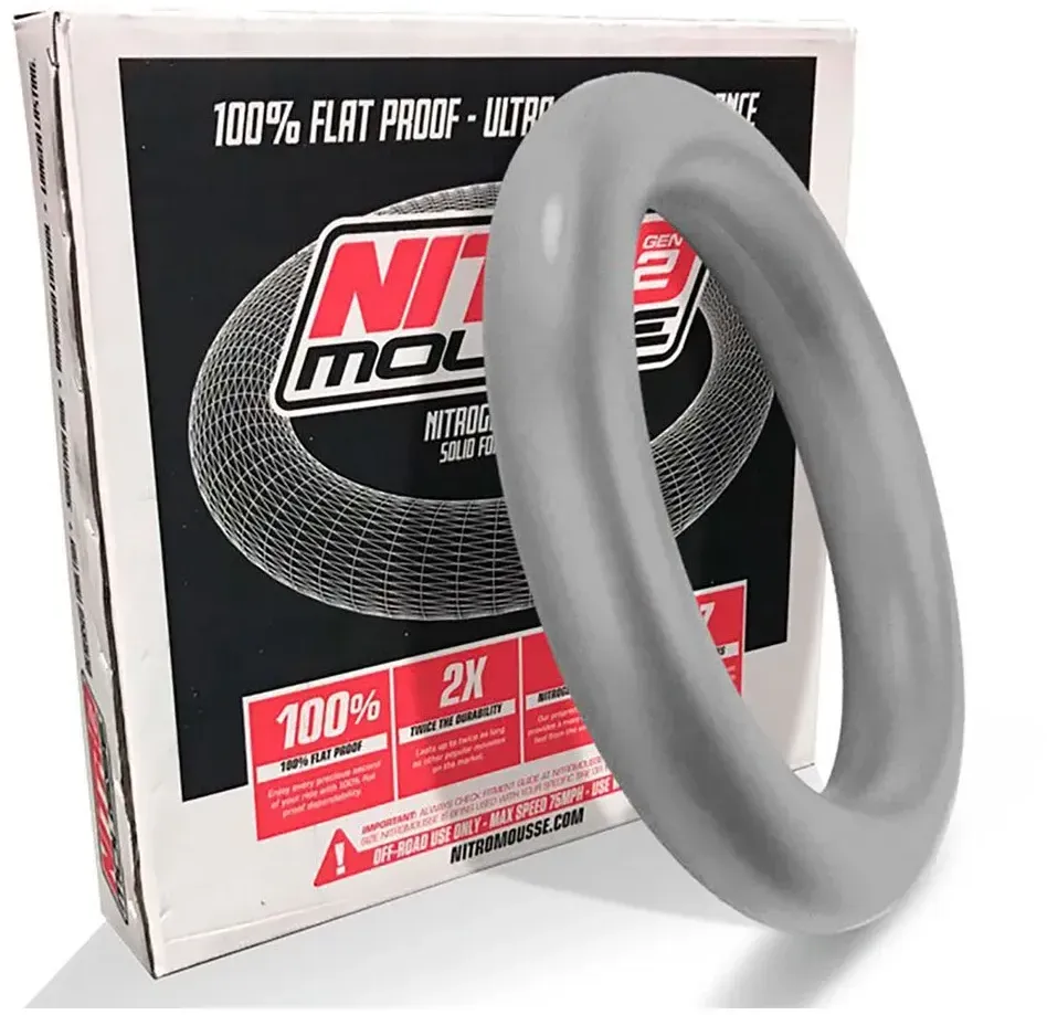 Nitromousse Gen2 Platinum Fahrradschlauch - Black - 80/100 - 21