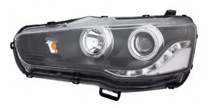Kristall-Scheinwerfer für Mitsubishi Lancer (2008–2013) – schwarz