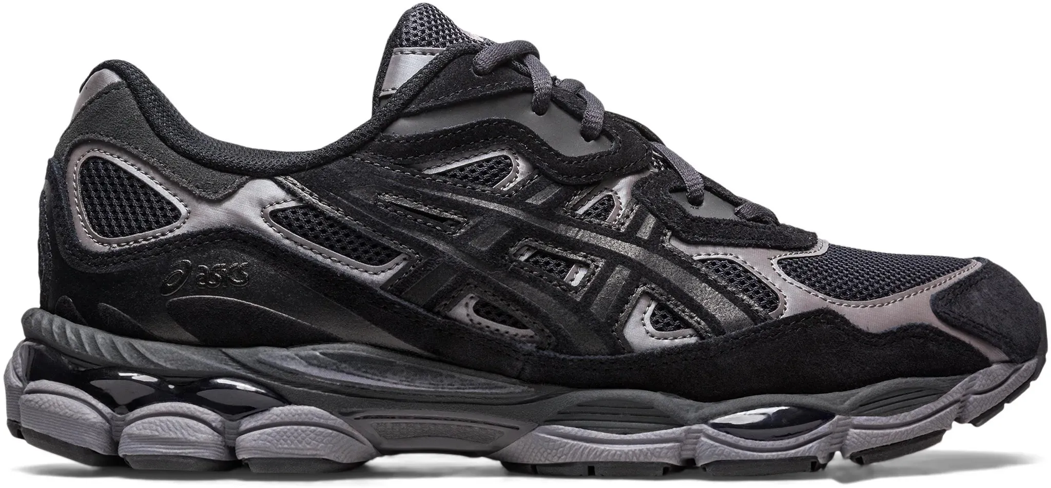 ASICS GEL-NYC Sneaker in graphite grey-black, Größe 46 1/2 - schwarz