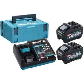 Makita Power Source Kit 40 V XGT Li-Ion 2 x 5,0 Ah + DC40RA Ladegerät + Makpac 191V35-5