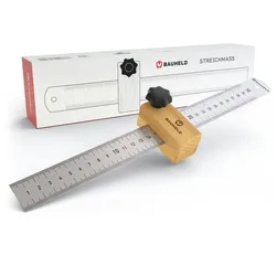 BAUHELD Streichmaß 300 mm Genauigkeitsklasse Eg 1