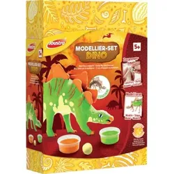 Modellierset Stegosaurus sortiert