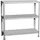 Simon Rack Comfort Metallregal mit 3 Böden und Schrauben. Farbe Verzinkt- 900x1000x300 mm,