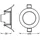 LEDVANCE SMART+ Recess Downlight 1 rund weiß