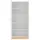 WIHO KÜCHEN Küchen Mehrzweckschrank Kiel 80 x 180 x 35 cm beige