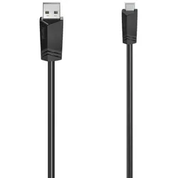 Hama 00200605 USB Kabel 0,75 m USB 2.0 Mini-USB B USB A Schwarz