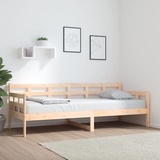 vidaXL Tagesbett Massivholz Kiefer 80x200 cm - Tagesbett - Tagesbetten - Tagesbett Holz - Tagesbett Massivholz - Braun