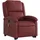 vidaXL Massagesessel mit Aufstehhilfe Kunstleder 144,5 x 82 x 0 cm Weinrot