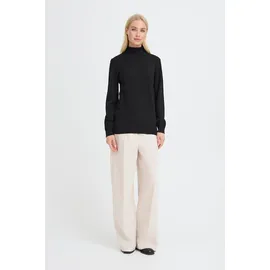 Oxmo Rollkragenpullover Schwarz XXL