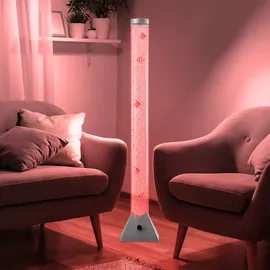 GLOBO RGB LED Steh Lampe Wasser Säule Farbwechsel Leuchte Kabel Deko Fische