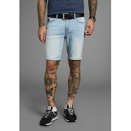Bruno Banani Jeansshorts »Hutch-Shorts« gerade geschnittene kurze Beine, niedrige Leibhöhe Gr. 38 Länge 32, light blue, , 48280903-38 Länge 32