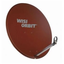 Wisi OA 38 I - 80cm Alu-Spiegel - rotbraun
