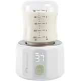 Bebeconfort Digitaler Kompaktflaschenwärmer, Flaschenwärmer baby für unterwegs, kompakt L6,5 x B6,5 x H8 cm, leicht im Gewicht (280 Gramm), digitale Anzeige, langlebiger Akku, Temperaturregelung