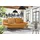 GUTMANN FACTORY Schlafcouch Polyester 2-Sitzer Gelb