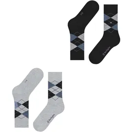 Burlington Everyday Argyle 2 Paar Grau 36-41