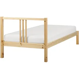 Beliani Vannes 90 x 200 cm Hellbraun