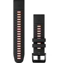 Garmin Quickfit 22 mm, Silikon, Schwarz/Rot