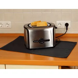 FireMat Feuermatte 33 x 33 cm feuerfest Schwarz