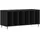 vidaXL Plattenschrank Schwarz 100x38x48 cm Holzwerkstoff