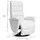 miliboo Relaxsessel NELSON Kunstleder 75 x 109 x 72 cm Weiß mit Liegeposition
