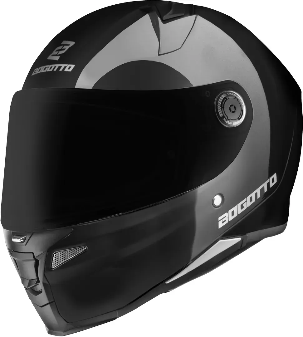 Bogotto FF110B Helm, zwart, 2XL Voorman